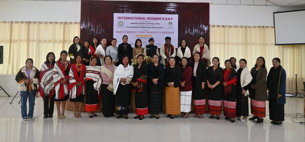 Guest and participants during the International Women’s Day 2025 celebration held at Pioneers Complex, CBCC Pfutsero on March 3.